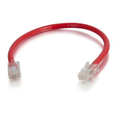 Fasttrack 6 in. Cat6 Non-Booted Unshielded-UTP Ethernet Network Patch Cable - Red FA2934558